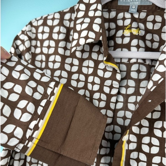 Foxcroft retro wrikler free cotton shirt,12 Petite, new like condition - Picture 1 of 11